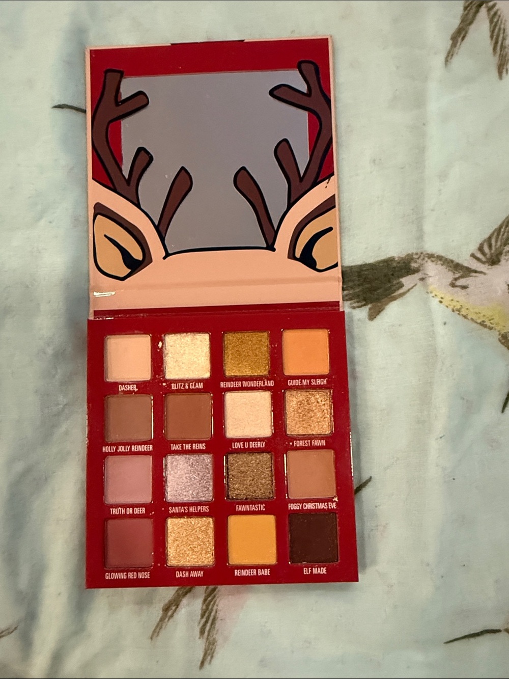 Kylie Cosmetics Eyeshadow Palette - Beige, Brown, Red Accents - Picture 2 of 3